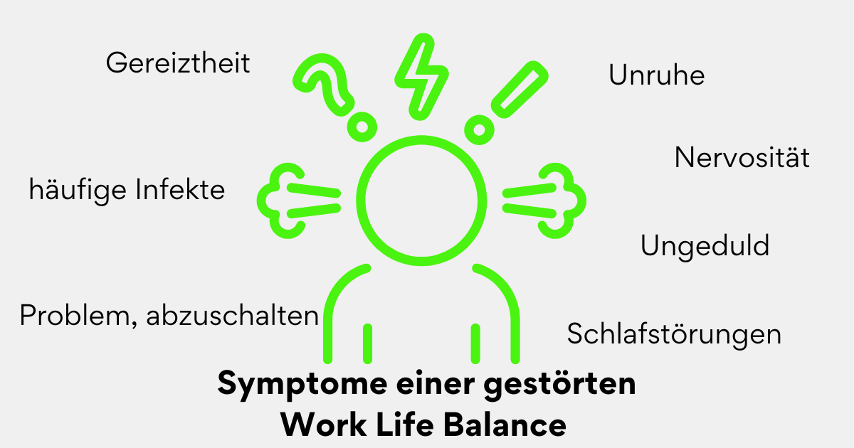 symptome gestörte Work Life Balance